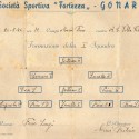 S. Sportiva Fortezza-Gonars 1946 lista della formazione  C-3
